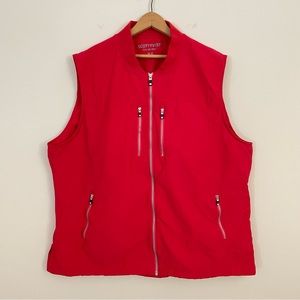 Scottevest 101 vest men’s 5XL M4 OR Woman's red 9 concealed pockets